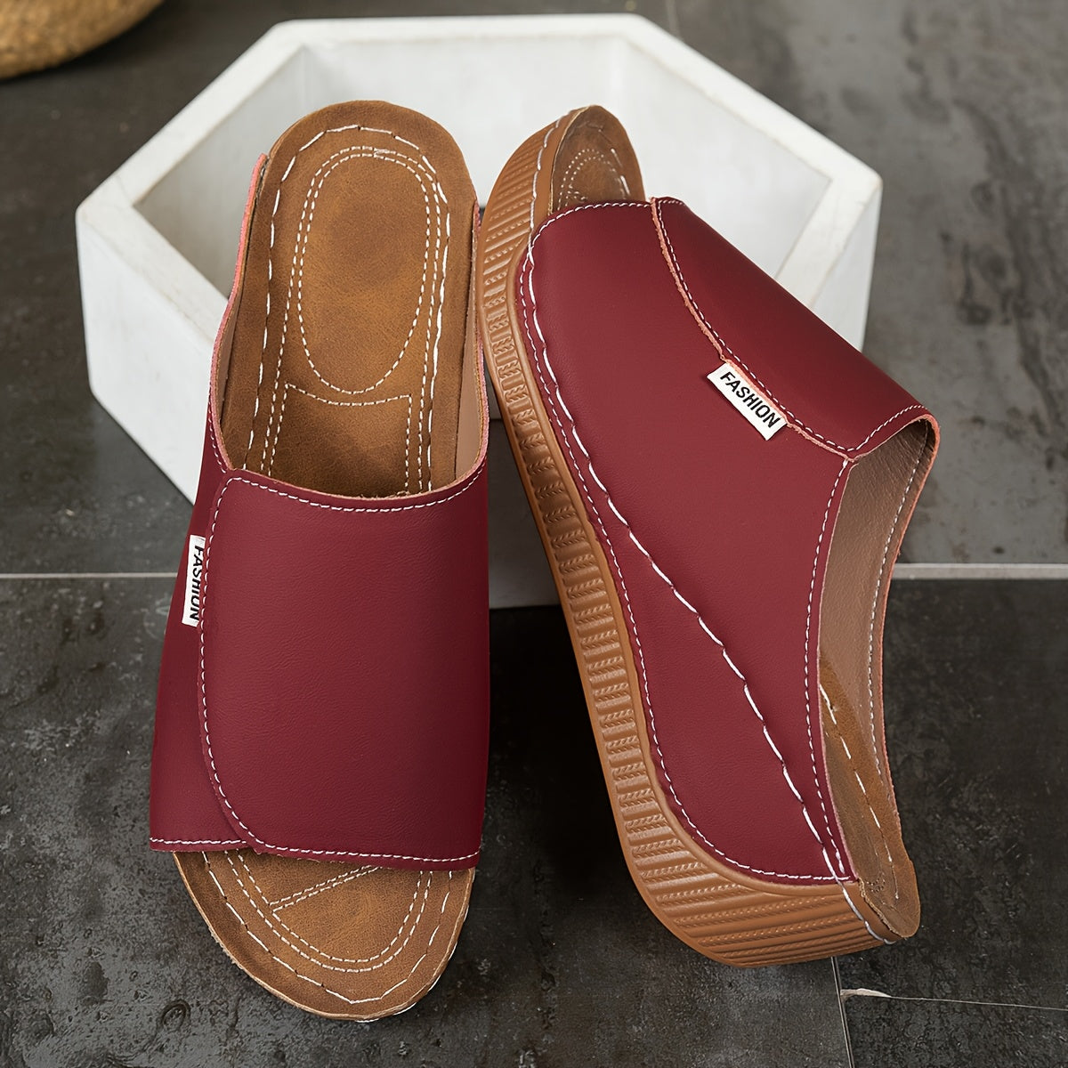 Orthocomfort™ | sandál s 6cm komfortní podrážkou
