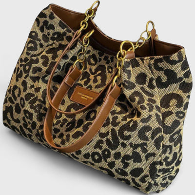 Valérie | Velká taška s elegantním leopardím vzorem