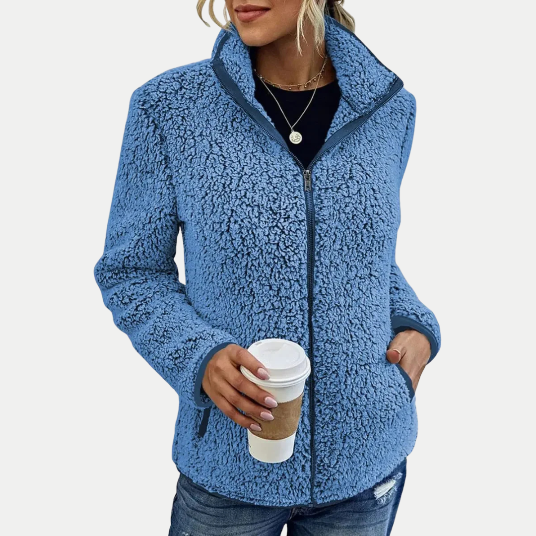 Sofia™ | Elegantní Ležérní Fleece Bunda
