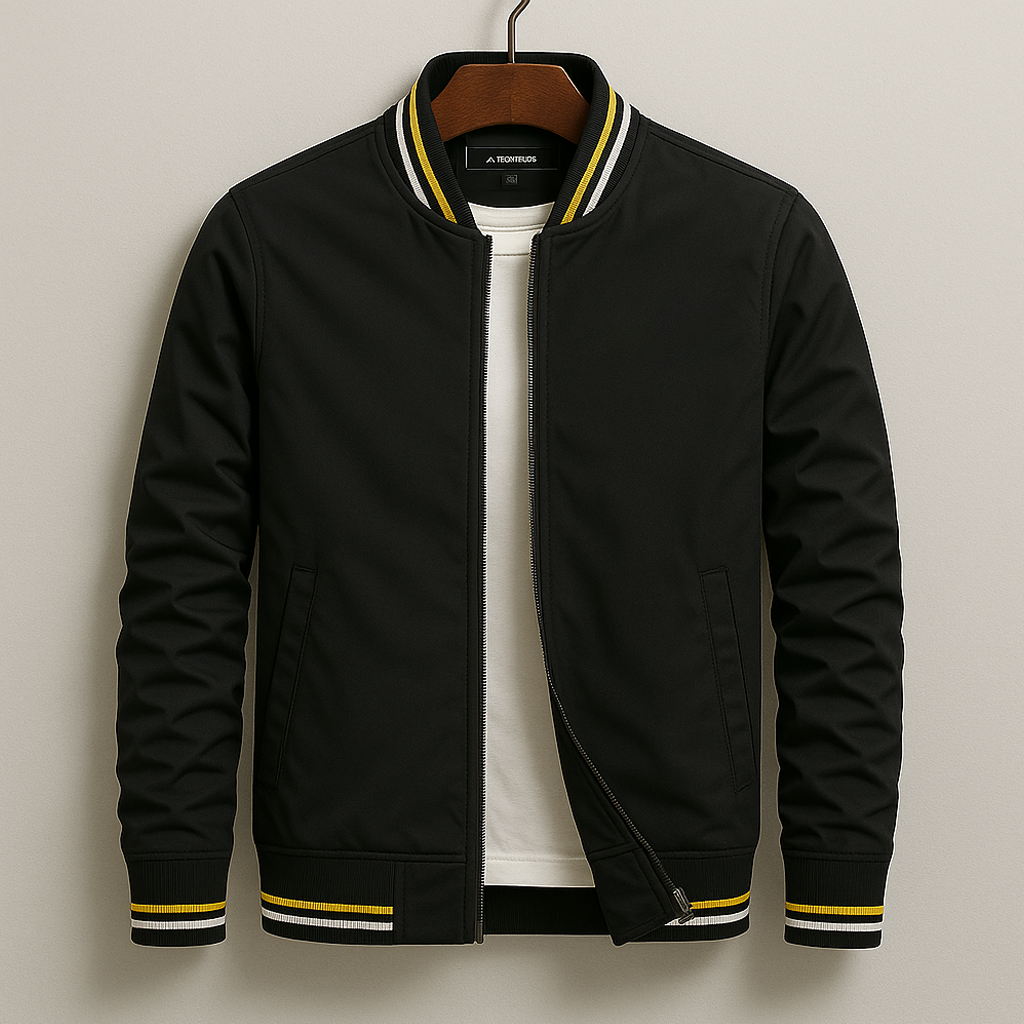 Sofia™ | Elegantní Bomber Bunda s Pruhy