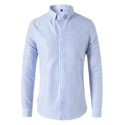 Melker™ - Pruhovaná pánská košile – Elegantní a sebevědomá