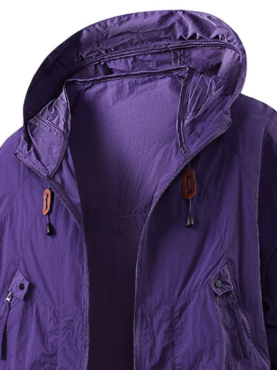 Carter™ | Větru a Voděodolná Outdoorová Bunda s Nastavitelnou Kapucí