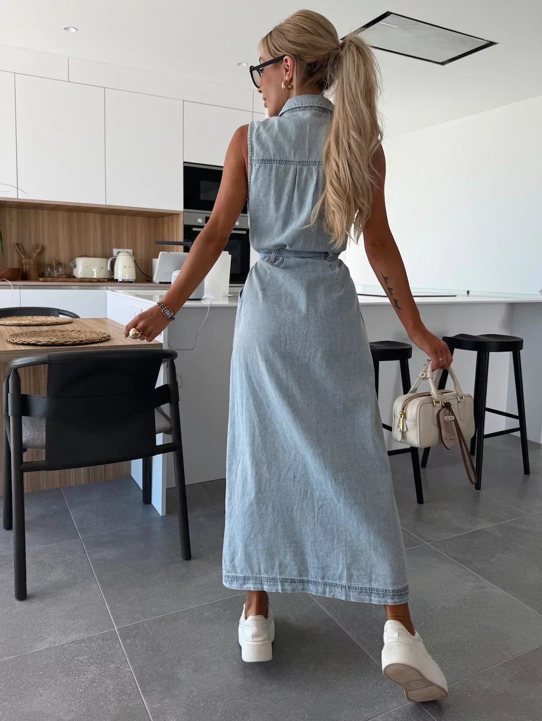 Isabelle | Maxi Denim Šaty