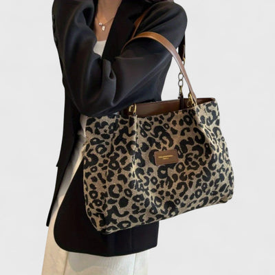Valérie | Velká taška s elegantním leopardím vzorem