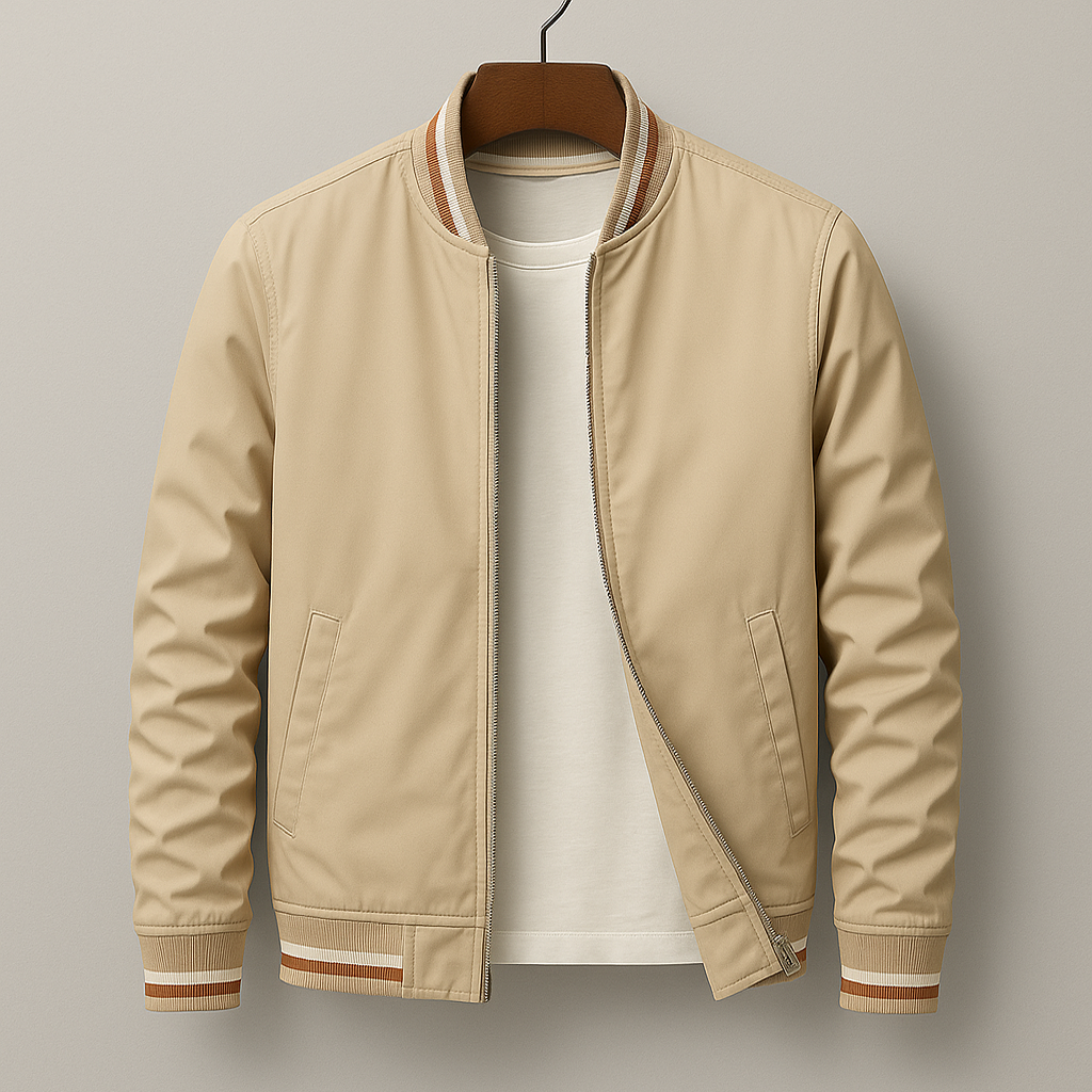 Sofia™ | Elegantní Bomber Bunda s Pruhy