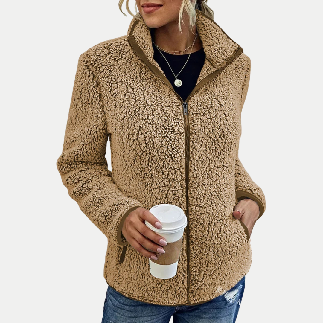 Sofia™ | Elegantní Ležérní Fleece Bunda