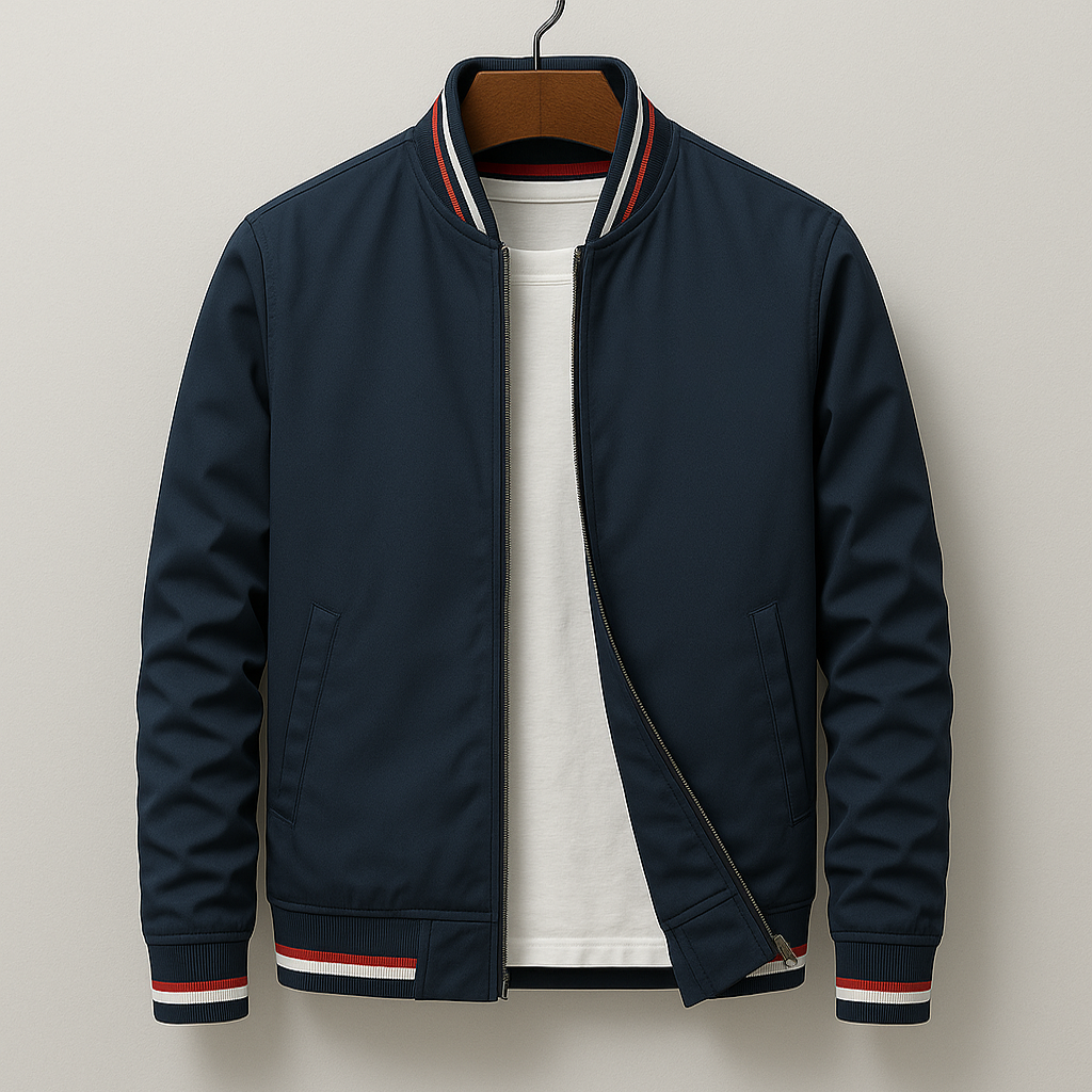 Sofia™ | Elegantní Bomber Bunda s Pruhy