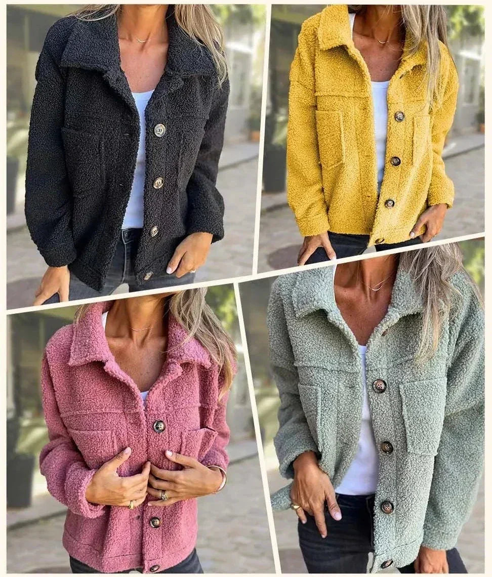 Lorena™ | Elegantní a Teplý Dámský Kabát na Podzim