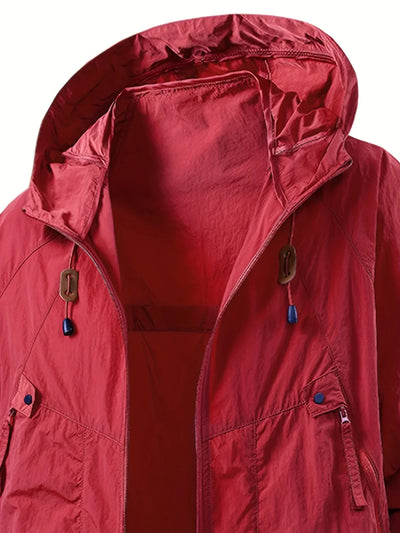 Carter™ | Větru a Voděodolná Outdoorová Bunda s Nastavitelnou Kapucí