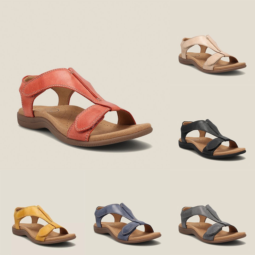 Tess - Casual Kožené Ortopedické Sandály