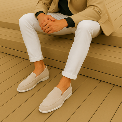 Elegantní Suede Mokasíny