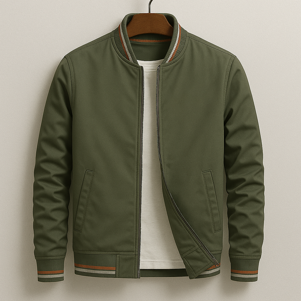 Sofia™ | Elegantní Bomber Bunda s Pruhy