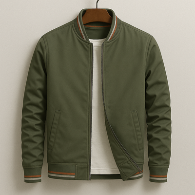 Sofia™ | Elegantní Bomber Bunda s Pruhy