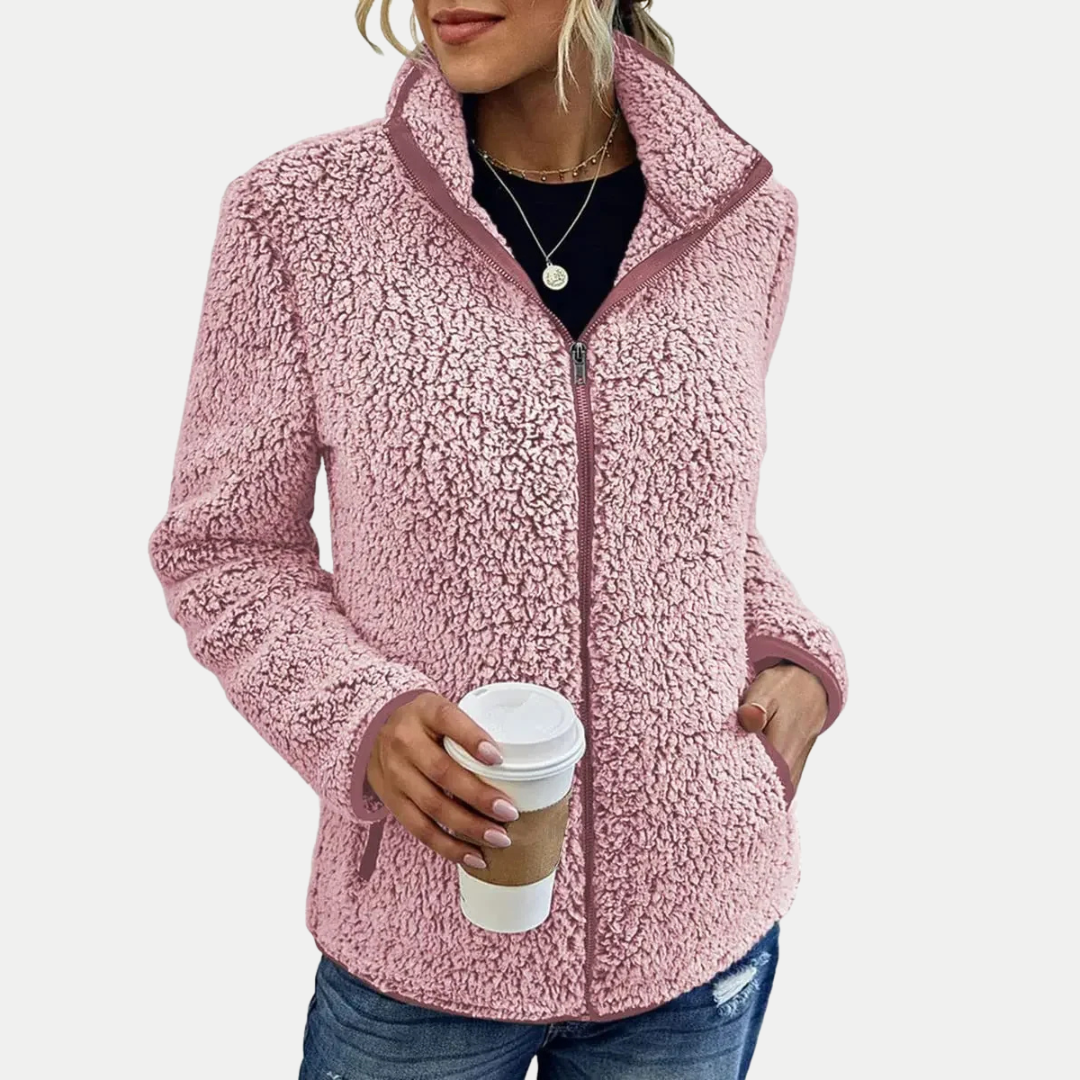 Sofia™ | Elegantní Ležérní Fleece Bunda