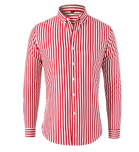 Melker™ - Pruhovaná pánská košile – Elegantní a sebevědomá