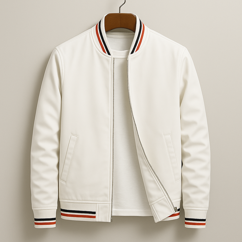 Sofia™ | Elegantní Bomber Bunda s Pruhy