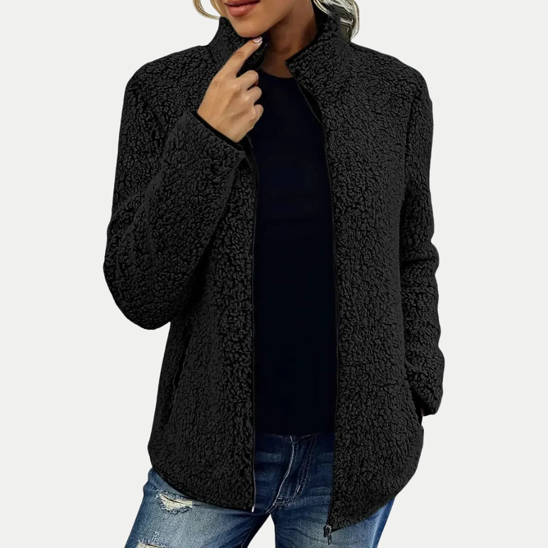 Sofia™ | Elegantní Ležérní Fleece Bunda
