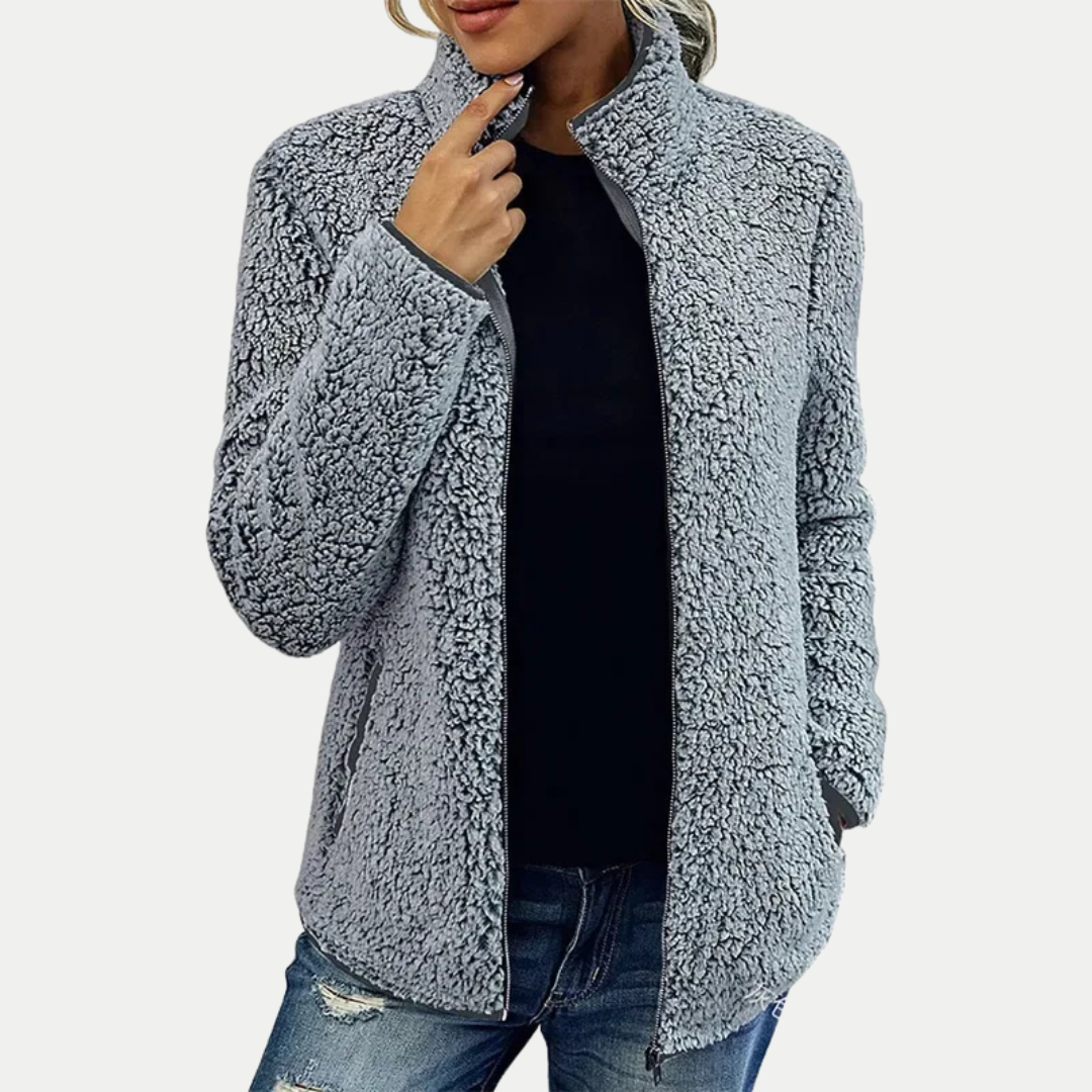 Sofia™ | Elegantní Ležérní Fleece Bunda