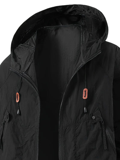 Carter™ | Větru a Voděodolná Outdoorová Bunda s Nastavitelnou Kapucí