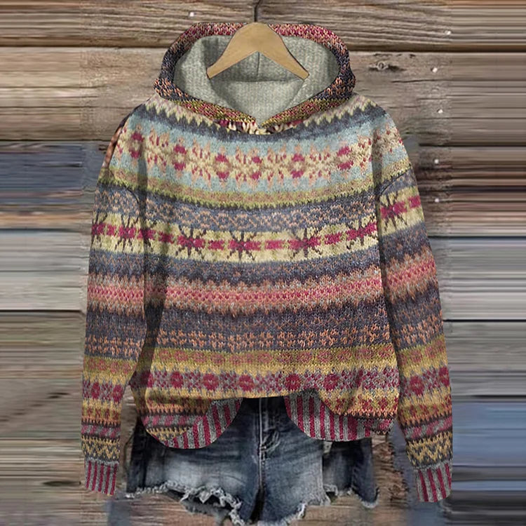 Veyra™ | Retro Etnická Mikina