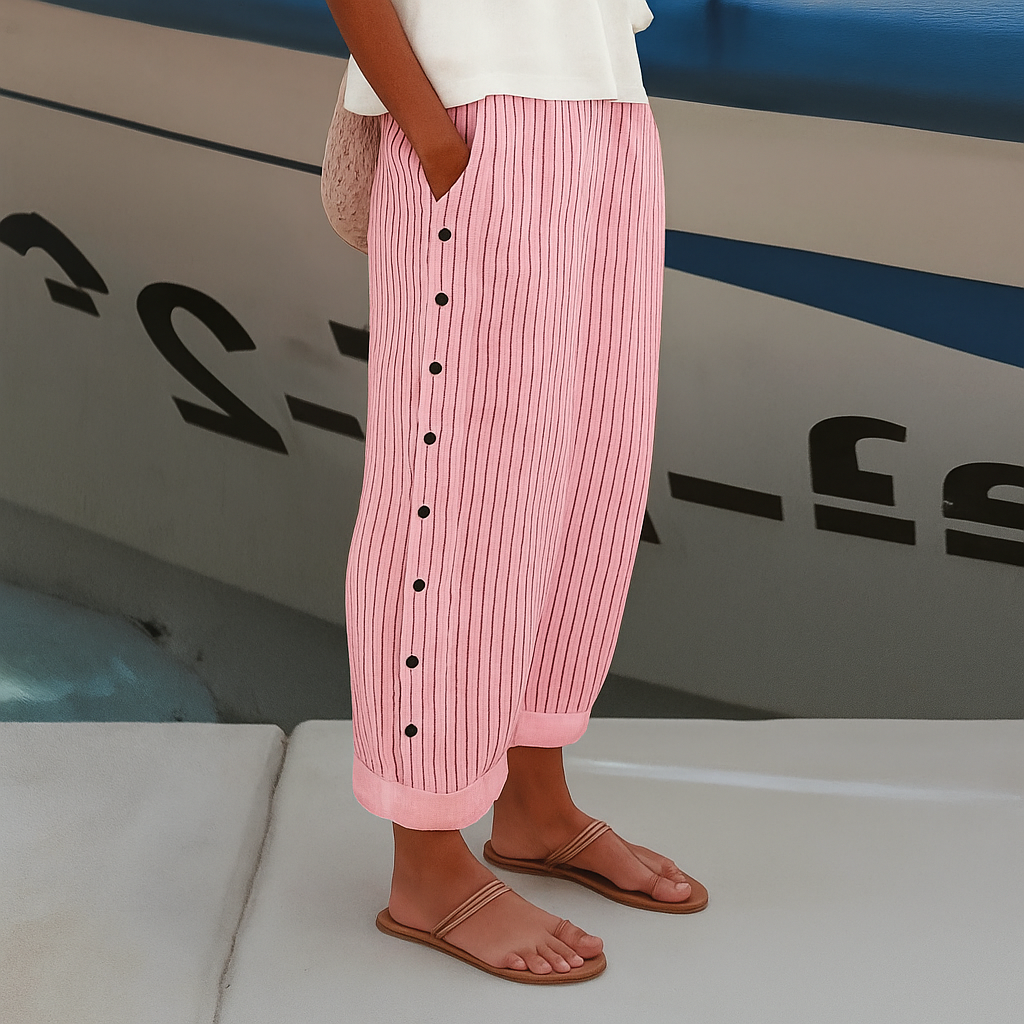 Sandrine™ | Lněné kalhoty