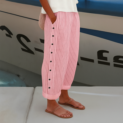 Sandrine™ | Lněné kalhoty