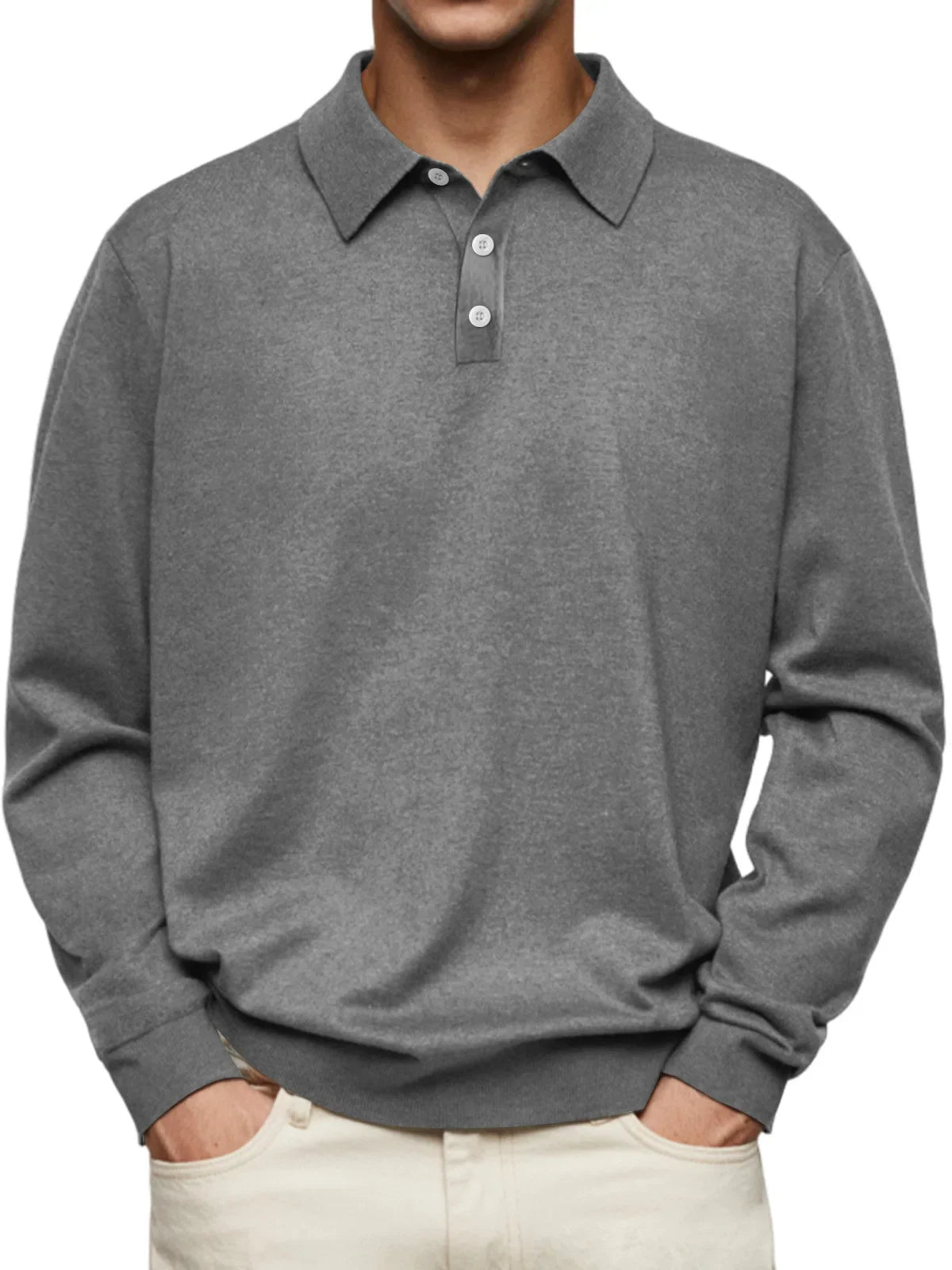 Karel™ | Casual Polokošile s Dlouhými Rukávy