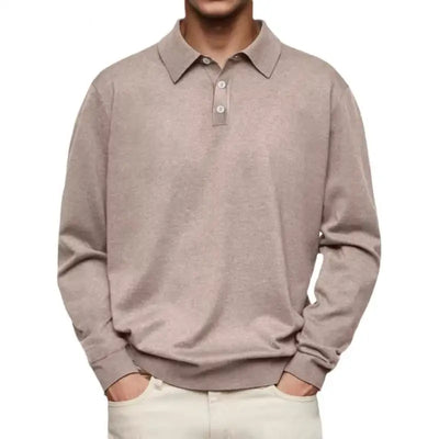 Karel™ | Casual Polokošile s Dlouhými Rukávy