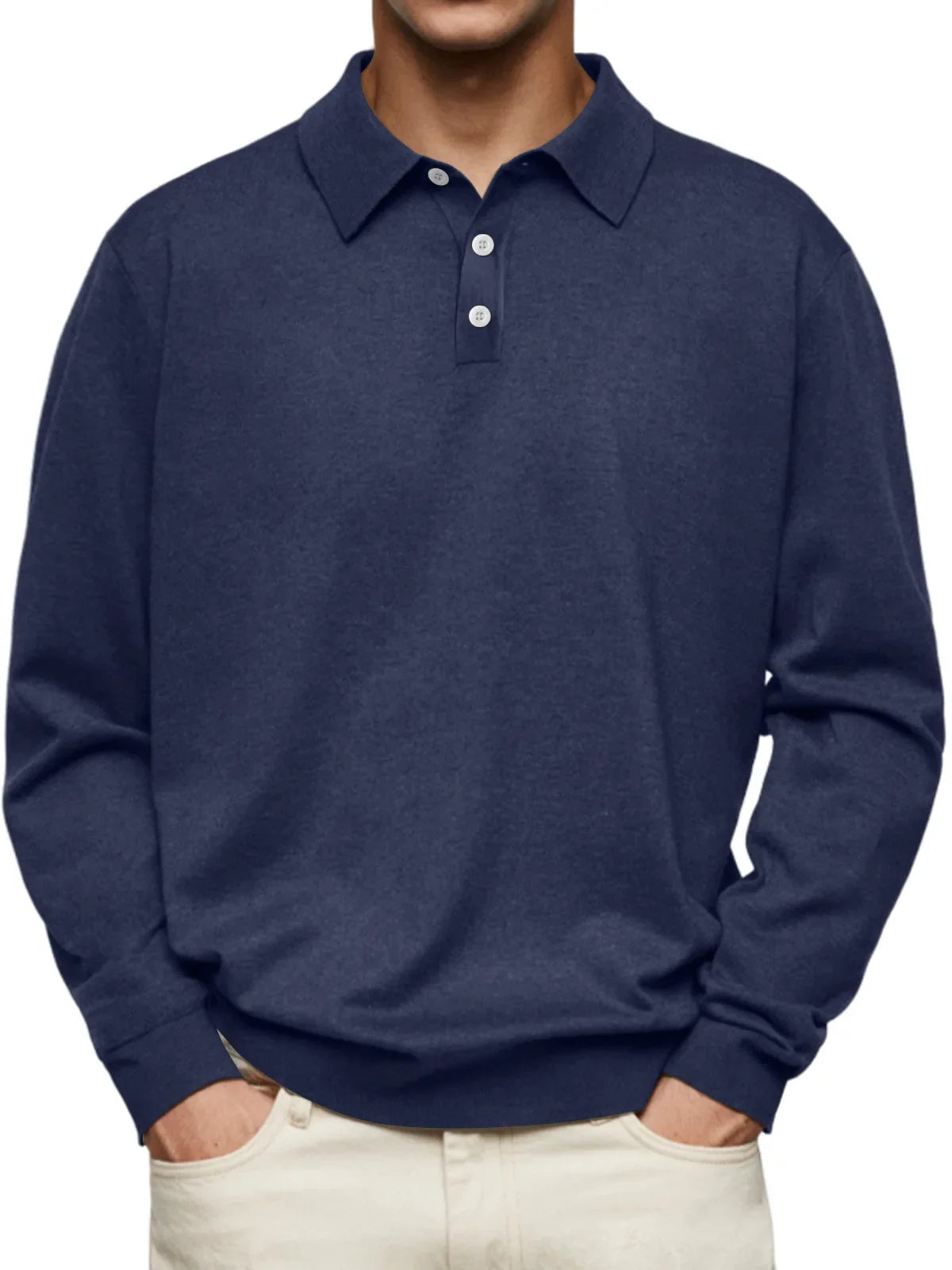 Karel™ | Casual Polokošile s Dlouhými Rukávy