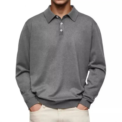 Karel™ | Casual Polokošile s Dlouhými Rukávy