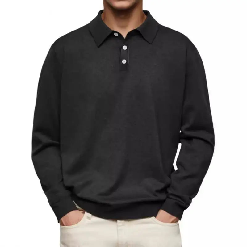 Karel™ | Casual Polokošile s Dlouhými Rukávy