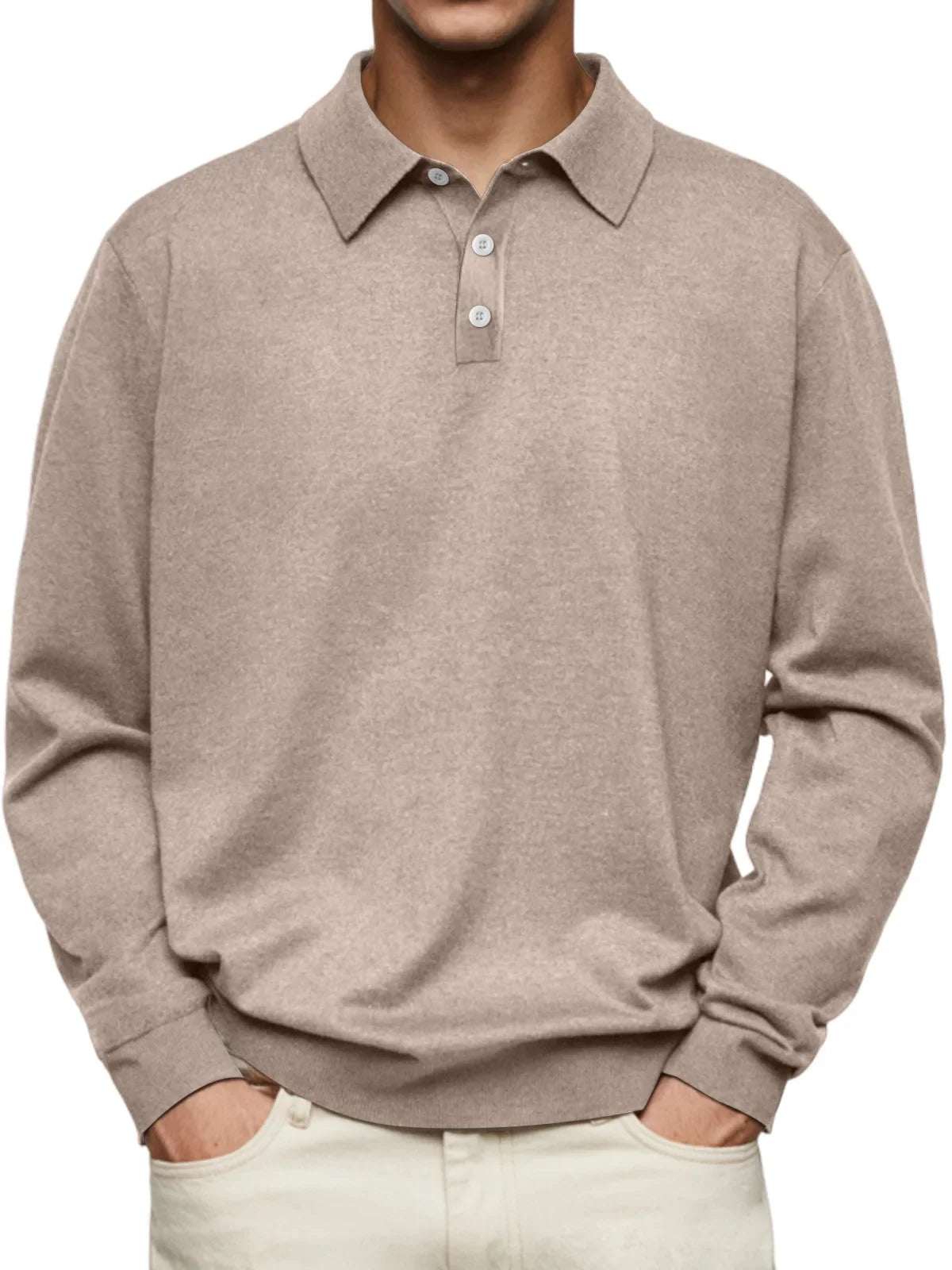 Karel™ | Casual Polokošile s Dlouhými Rukávy
