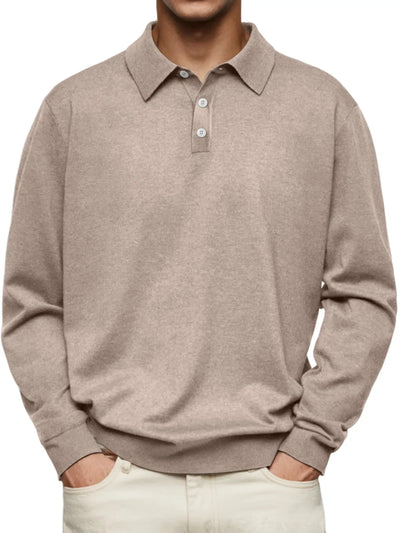 Karel™ | Casual Polokošile s Dlouhými Rukávy