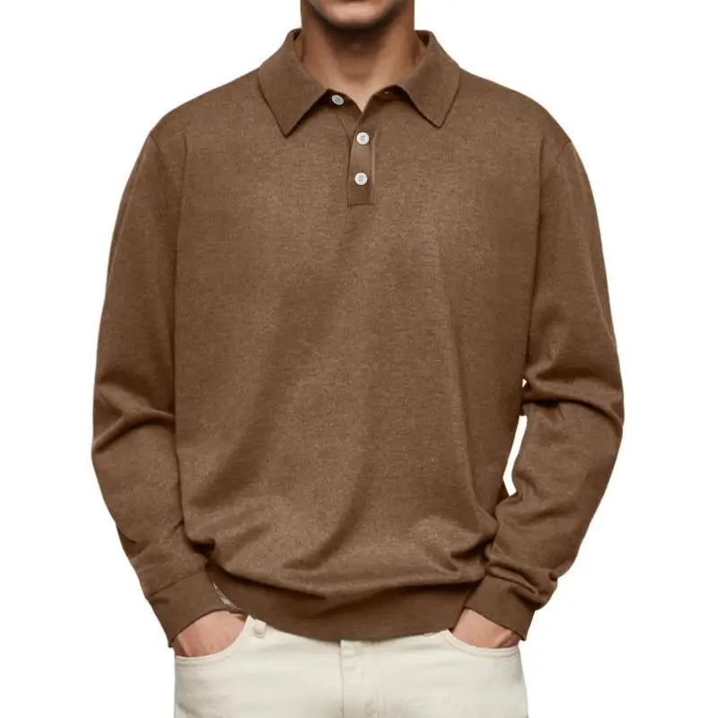 Karel™ | Casual Polokošile s Dlouhými Rukávy