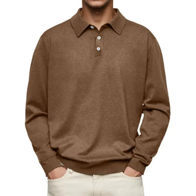 Karel™ | Casual Polokošile s Dlouhými Rukávy