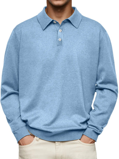 Karel™ | Casual Polokošile s Dlouhými Rukávy