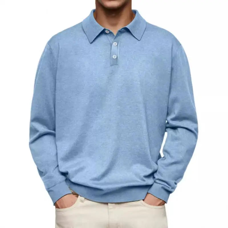 Karel™ | Casual Polokošile s Dlouhými Rukávy