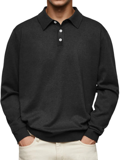 Karel™ | Casual Polokošile s Dlouhými Rukávy