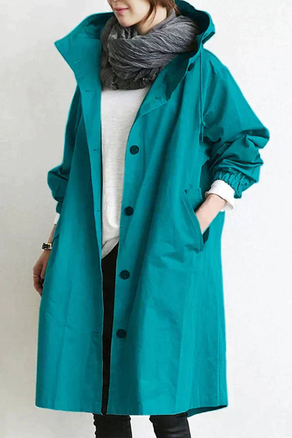 Dorothée | Oversized trenchcoat s kapucí