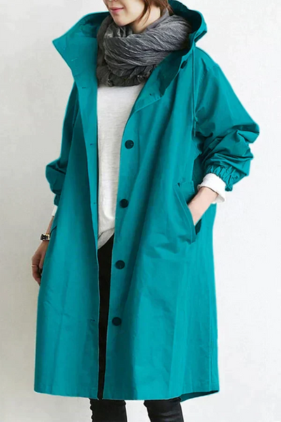 Dorothée | Oversized trenchcoat s kapucí