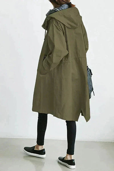 Dorothée | Oversized trenchcoat s kapucí