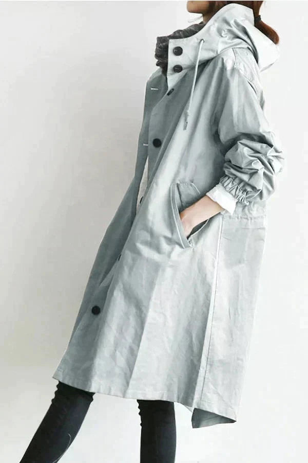 Dorothée | Oversized trenchcoat s kapucí