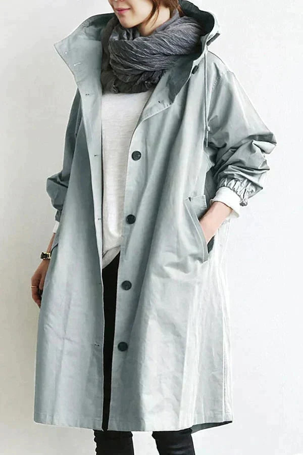 Dorothée | Oversized trenchcoat s kapucí
