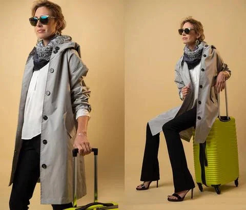 Dorothée | Oversized trenchcoat s kapucí