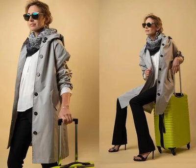 Dorothée | Oversized trenchcoat s kapucí