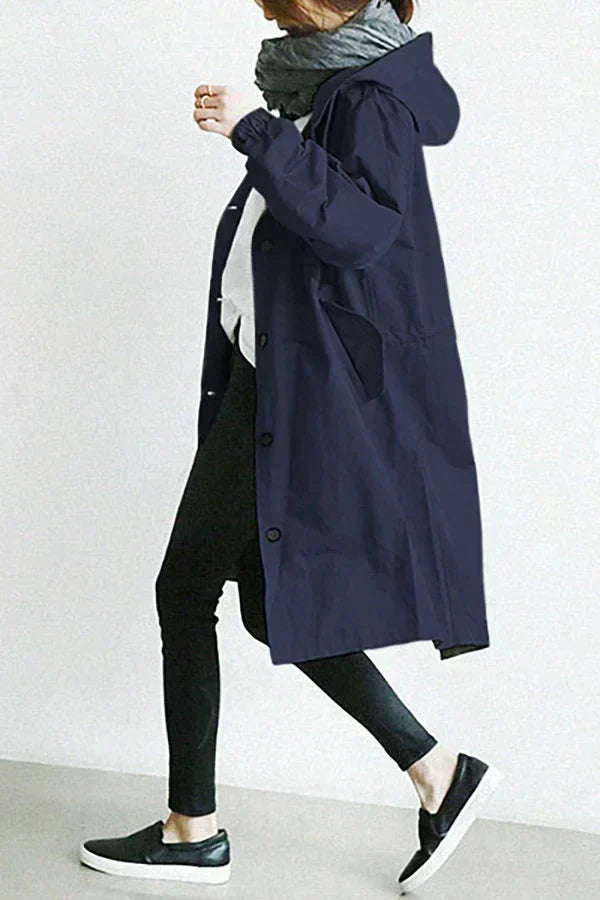 Dorothée | Oversized trenchcoat s kapucí