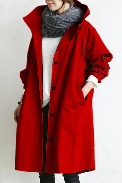 Dorothée | Oversized trenchcoat s kapucí