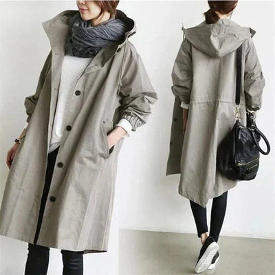 Dorothée | Oversized trenchcoat s kapucí