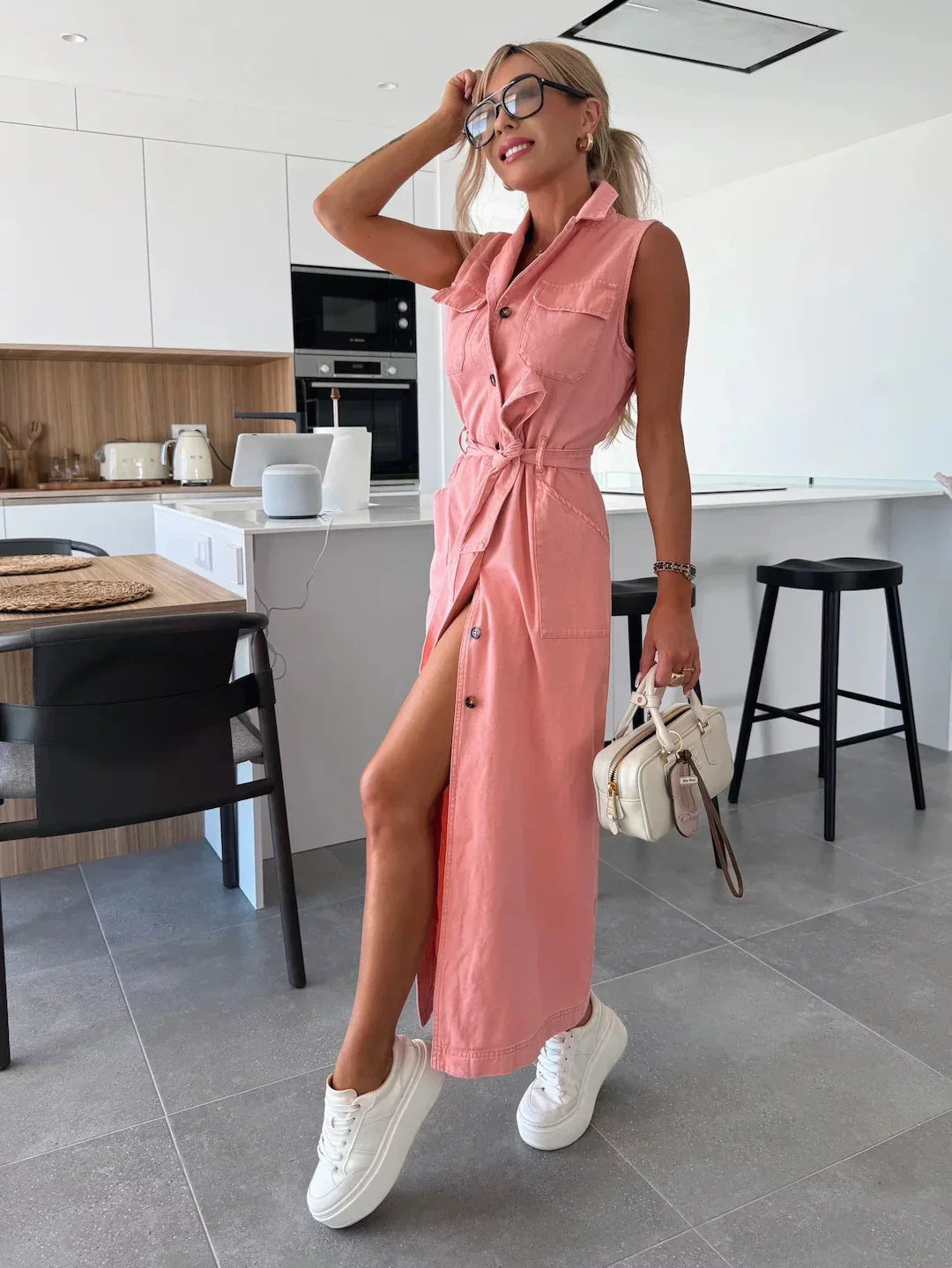 Isabelle | Maxi Denim Šaty