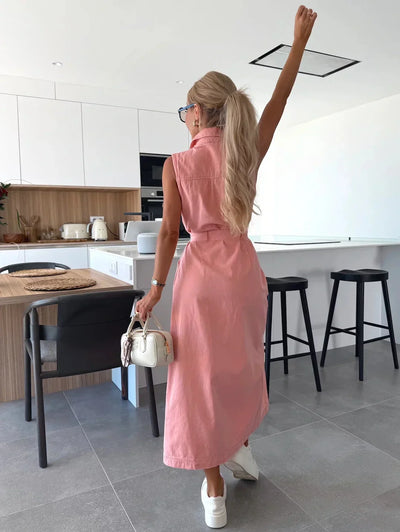 Isabelle | Maxi Denim Šaty